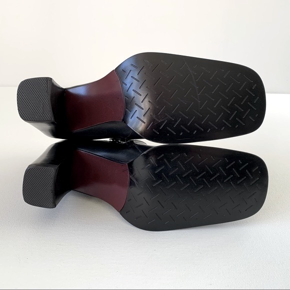 White Mountain Black Leather Boots - Picture 9 of 13